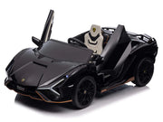 2026 Licensed 24V Luxurious Lamborghini Sian Kids Ride On Sport Car, Rubber Tires, Leather Seat, with Remote Control