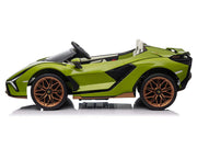 2026 Licensed 24V Luxurious Lamborghini Sian Kids Ride On Sport Car, Rubber Tires, Leather Seat, with Remote Control