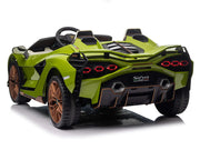 2026 Licensed 24V Luxurious Lamborghini Sian Kids Ride On Sport Car, Rubber Tires, Leather Seat, with Remote Control