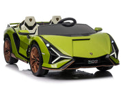 2026 Licensed 24V Luxurious Lamborghini Sian Kids Ride On Sport Car, Rubber Tires, Leather Seat, with Remote Control