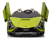 2026 Licensed 24V Luxurious Lamborghini Sian Kids Ride On Sport Car, Rubber Tires, Leather Seat, with Remote Control
