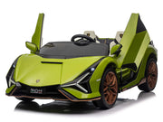 2026 Licensed 24V Luxurious Lamborghini Sian Kids Ride On Sport Car, Rubber Tires, Leather Seat, with Remote Control