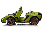 2026 Licensed 24V Luxurious Lamborghini Sian Kids Ride On Sport Car, Rubber Tires, Leather Seat, with Remote Control