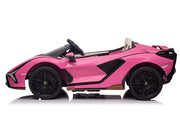2026 Licensed 24V Luxurious Lamborghini Sian Kids Ride On Sport Car, Rubber Tires, Leather Seat, with Remote Control