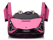 2026 Licensed 24V Luxurious Lamborghini Sian Kids Ride On Sport Car, Rubber Tires, Leather Seat, with Remote Control