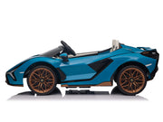 2026 Licensed 24V Luxurious Lamborghini Sian Kids Ride On Sport Car, Rubber Tires, Leather Seat, with Remote Control