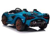 2026 Licensed 24V Luxurious Lamborghini Sian Kids Ride On Sport Car, Rubber Tires, Leather Seat, with Remote Control