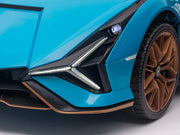 2026 Licensed 24V Luxurious Lamborghini Sian Kids Ride On Sport Car, Rubber Tires, Leather Seat, with Remote Control