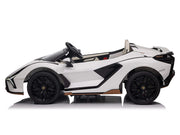 2026 Licensed 24V Luxurious Lamborghini Sian Kids Ride On Sport Car, Rubber Tires, Leather Seat, with Remote Control