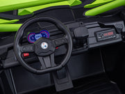 2026 XXL Premium MegaTrek 24V 2-Seater 24V 4X4/AWD Kids Ride on UTV Buggy W/ EVA Rubber Wheels, RC