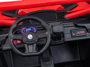 2026 XXL Premium MegaTrek 24V 2-Seater 24V 4X4/AWD Kids Ride on UTV Buggy W/ EVA Rubber Wheels, RC