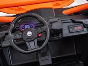 2026 XXL Premium MegaTrek 24V 2-Seater 24V 4X4/AWD Kids Ride on UTV Buggy W/ EVA Rubber Wheels, RC