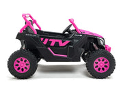 Buggy UTV XXL Premium MegaTrek 2026 para niños, biplaza, 24 V, 4x4/AWD, con ruedas de goma EVA, RC