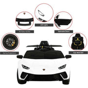 2025 12V Licensed Lamborghini Huracan Sport Edition Kids Ride On One Seater Electric Car with RC