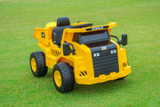 2026 CAT Dump Truck 12V Kids Ride-On with Remote Control, Working Shovel & Realistic Construction Sounds With RC