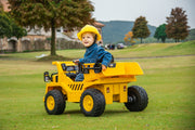 2026 CAT Dump Truck 12V Kids Ride-On with Remote Control, Working Shovel & Realistic Construction Sounds With RC