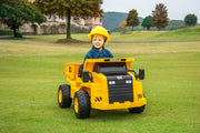 2026 CAT Dump Truck 12V Kids Ride-On with Remote Control, Working Shovel & Realistic Construction Sounds With RC