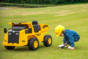 2026 CAT Dump Truck 12V Kids Ride-On with Remote Control, Working Shovel & Realistic Construction Sounds With RC