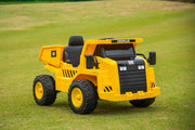 2026 CAT Dump Truck 12V Kids Ride-On with Remote Control, Working Shovel & Realistic Construction Sounds With RC