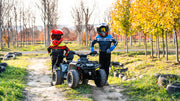 2026 Licensed 24V Can Am Outlander 2 Seater Kids Ride on ATV, 4x200 Watts Motors, Rubber Tires, Leather Seat