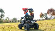 2026 Licensed 24V Can Am Outlander 2 Seater Kids Ride on ATV, 4x200 Watts Motors, Rubber Tires, Leather Seat