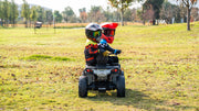 2026 Licensed 24V Can Am Outlander 2 Seater Kids Ride on ATV, 4x200 Watts Motors, Rubber Tires, Leather Seat