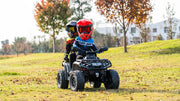 2026 Licensed 24V Can Am Outlander 2 Seater Kids Ride on ATV, 4x200 Watts Motors, Rubber Tires, Leather Seat