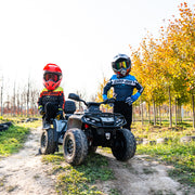 2026 Licensed 24V Can Am Outlander 2 Seater Kids Ride on ATV, 4x200 Watts Motors, Rubber Tires, Leather Seat