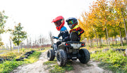 2026 Licensed 24V Can Am Outlander 2 Seater Kids Ride on ATV, 4x200 Watts Motors, Rubber Tires, Leather Seat
