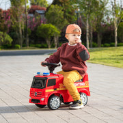 2026 Licensed Mercedes Antos Kids Ride On Fire Truck Foot to Floor