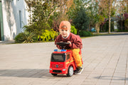 2026 Licensed Mercedes Antos Kids Ride On Fire Truck Foot to Floor