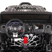 The Lightning 24V Jeep Style Kids Ride-On Car, Rubber Tires, Leather Seat with Parental Remote, Upgraded LED Light Kit