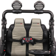 The Lightning 24V Jeep Style Kids Ride-On Car, Rubber Tires, Leather Seat with Parental Remote, Upgraded LED Light Kit