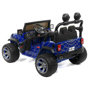 The Lightning 24V Jeep Style Kids Ride-On Car, Rubber Tires, Leather Seat with Parental Remote, Upgraded LED Light Kit