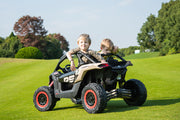 2026 Officially Licensed 2x24V LX Performance Can-Am Maverick 4WD Edition 2-Seater Pack Kids Ride on Buggy Eva Wheels Leather Seats RC