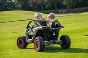 2026 Officially Licensed 2x24V LX Performance Can-Am Maverick 4WD Edition 2-Seater Pack Kids Ride on Buggy Eva Wheels Leather Seats RC