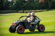 2026 Officially Licensed 2x24V LX Performance Can-Am Maverick 4WD Edition 2-Seater Pack Kids Ride on Buggy Eva Wheels Leather Seats RC