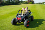 2026 Officially Licensed 2x24V LX Performance Can-Am Maverick 4WD Edition 2-Seater Pack Kids Ride on Buggy Eva Wheels Leather Seats RC