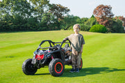 2026 Officially Licensed 2x24V LX Performance Can-Am Maverick 4WD Edition 2-Seater Pack Kids Ride on Buggy Eva Wheels Leather Seats RC