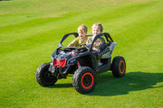 2026 Officially Licensed 2x24V LX Performance Can-Am Maverick 4WD Edition 2-Seater Pack Kids Ride on Buggy Eva Wheels Leather Seats RC