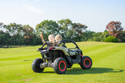 2026 Officially Licensed 2x24V LX Performance Can-Am Maverick 4WD Edition 2-Seater Pack Kids Ride on Buggy Eva Wheels Leather Seats RC