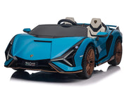 2026 Licensed 24V Luxurious Lamborghini Sian Kids Ride On Sport Car, Rubber Tires, Leather Seat, with Remote Control