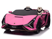 2026 Licensed 24V Luxurious Lamborghini Sian Kids Ride On Sport Car, Rubber Tires, Leather Seat, with Remote Control