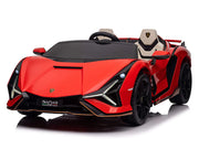 2026 Licensed 24V Luxurious Lamborghini Sian Kids Ride On Sport Car, Rubber Tires, Leather Seat, with Remote Control