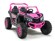 Buggy UTV XXL Premium MegaTrek 2026 para niños, biplaza, 24 V, 4x4/AWD, con ruedas de goma EVA, RC
