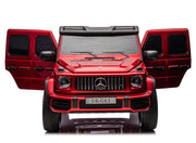 2026 Platinum XXL Mercedes G63 2x24V/4WD Kids Ride On Car with MP4, Rubber EVA Wheels & Leather Seats