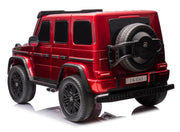2026 Platinum XXL Mercedes G63 2x24V/4WD Kids Ride On Car with MP4, Rubber EVA Wheels & Leather Seats