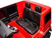 2026 Platinum XXL Mercedes G63 2x24V/4WD Kids Ride On Car with MP4, Rubber EVA Wheels & Leather Seats