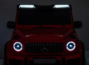 2026 Platinum XXL Mercedes G63 2x24V/4WD Kids Ride On Car with MP4, Rubber EVA Wheels & Leather Seats