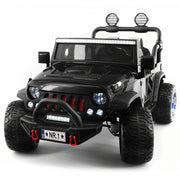 The Lightning 24V Jeep Style Kids Ride-On Car, Rubber Tires, Leather Seat with Parental Remote, Upgraded LED Light Kit